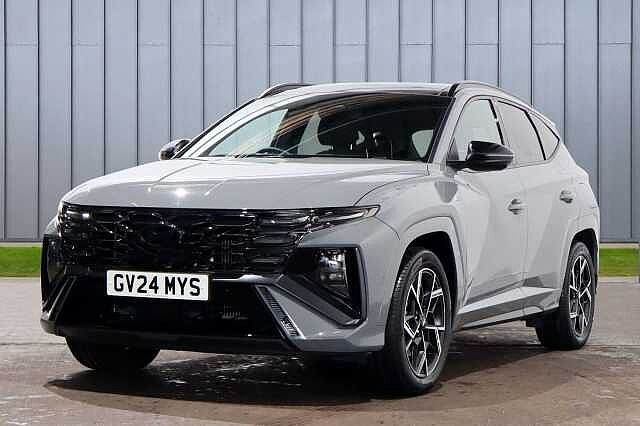 Hyundai TUCSON 1.6 T-GDi MHEV N Line S DCT 4WD Euro 6 (s/s) 5dr Grey