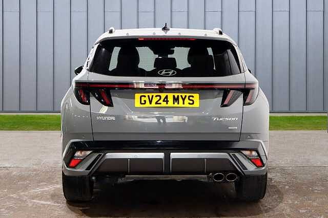 Hyundai TUCSON 1.6 T-GDi MHEV N Line S DCT 4WD Euro 6 (s/s) 5dr Grey
